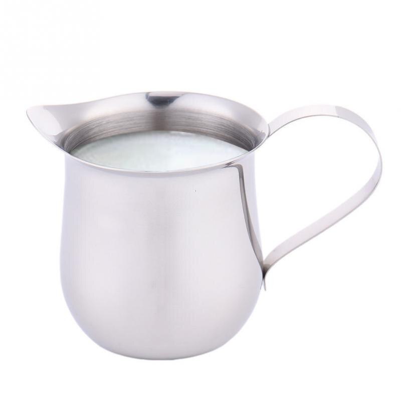 Rustfritt stål latte art mugge melkeskummende kanne kaffekrus barista håndverk cappuccino kopper kjele 60/90/150/240ml #734