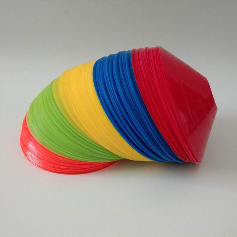 10Pcs Profession Disc Cones Soccer Basketball Speed Agility Training Disc Field Marking Coaching Training Tool
