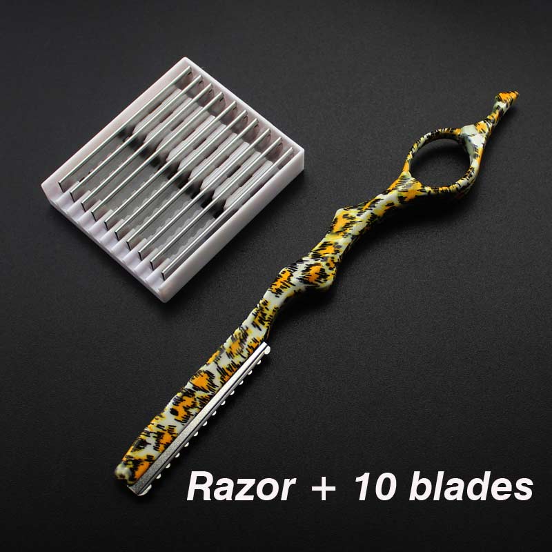 Multi-color razor, hair cutter, scraper with blade: Pattern6