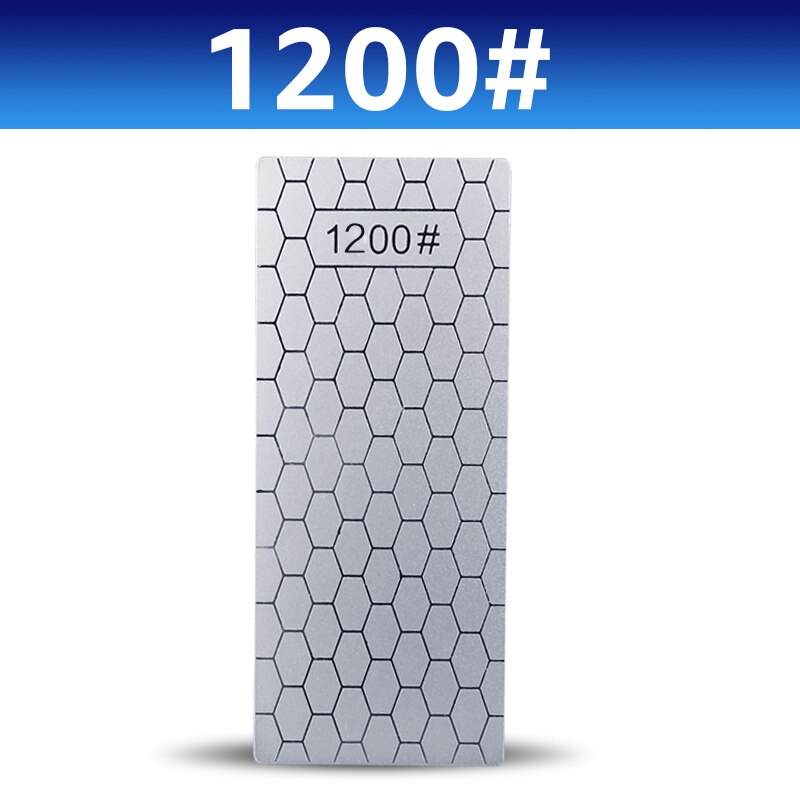 Diamond Knives Sharpening Stone 400# 1000# 600# Grindstone Knife Sharpener Ultra-thin Honeycomb Surface Whetstone Set: Girt 1200