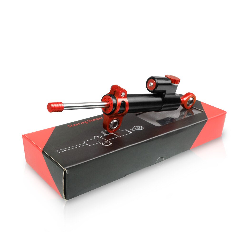 Motorsykkel cnc styrestabilisator demper støtdemper stabil styring til ducati hypermotard 796 821 939 950 1100: Rd-bk-a-hypermotard