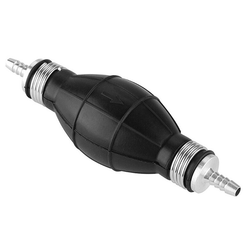 6mm LineBoat Marine Outboard, Primer Fuel Pump Rubber & Aluminum Fuel Pump Hand Primer Bulb Gas Petrol Fuel Hand Pump For Car