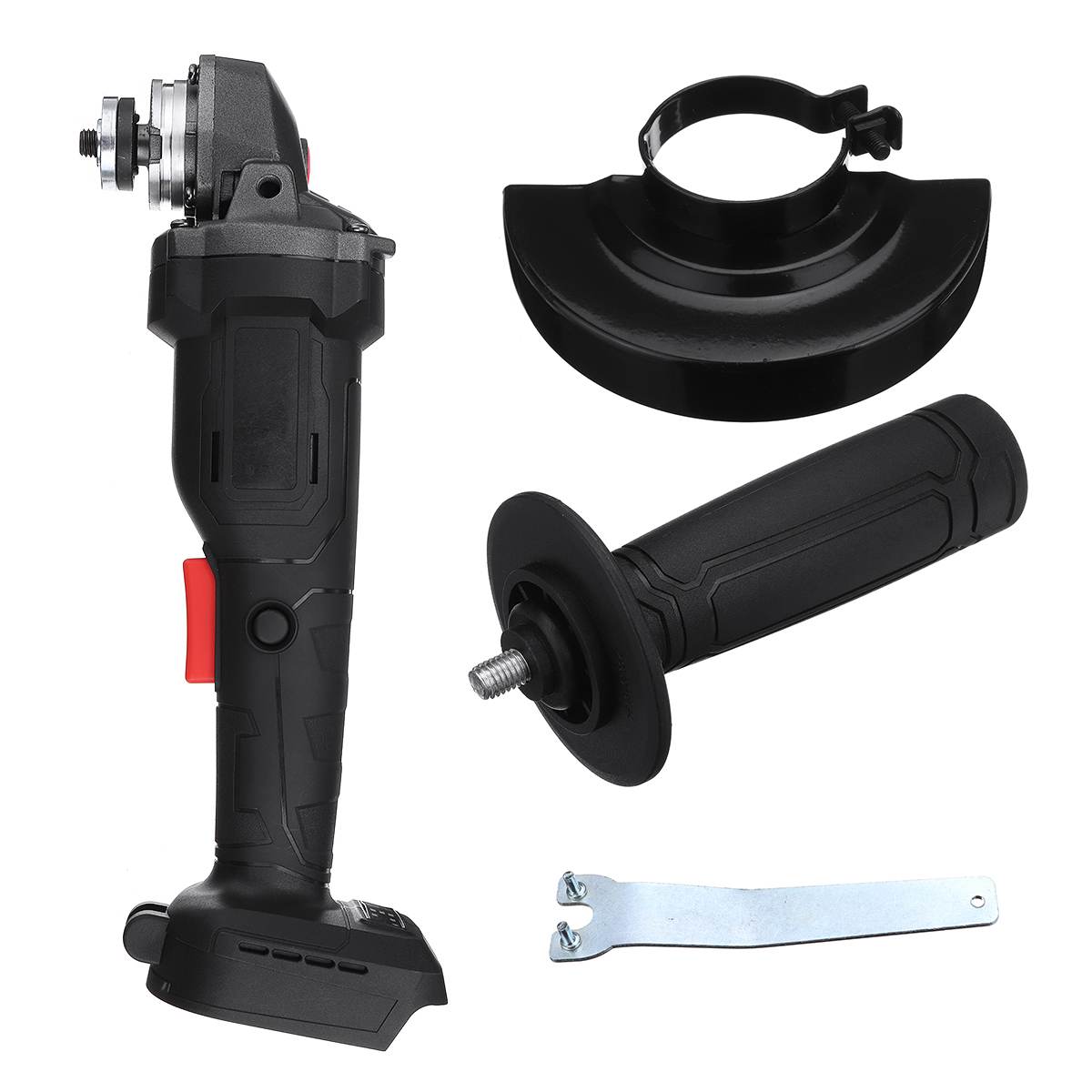 800W 100mm Brushless Electric Angle Grinder Grinding Machine Cordless Woodworking Metal Cutting DIY Tool For 18V Makita Battery