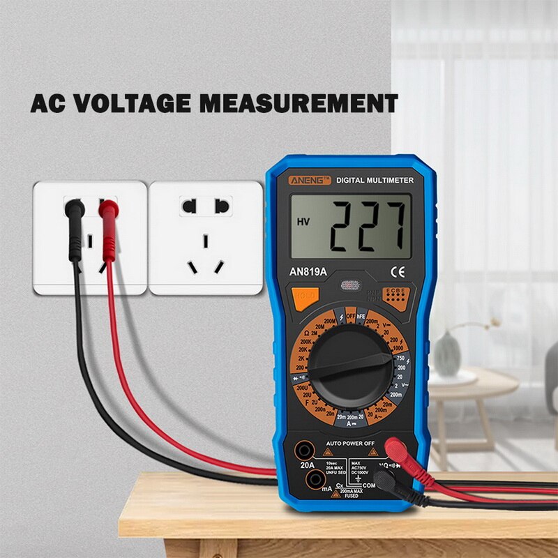 Multifunctional High-precision Digital Multimeter Electrician Digital Universal Meter Resistance Capacitance DC AC Measurement