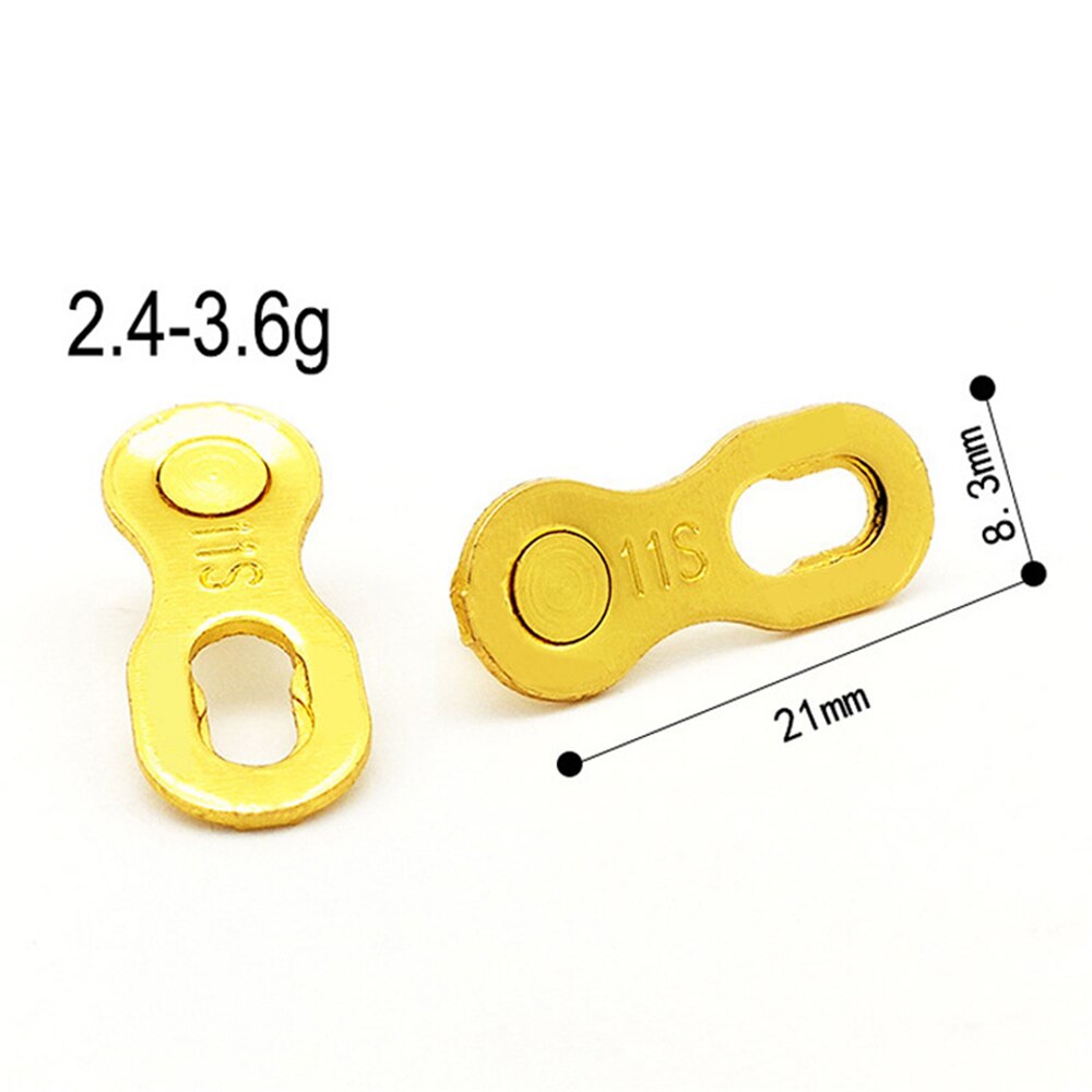 1Pair Bicycle Metal Magic Buckle Chain Connector Speed Chain Lock Buttons Joint Quick Master Link Bike Repair Parts Accessories