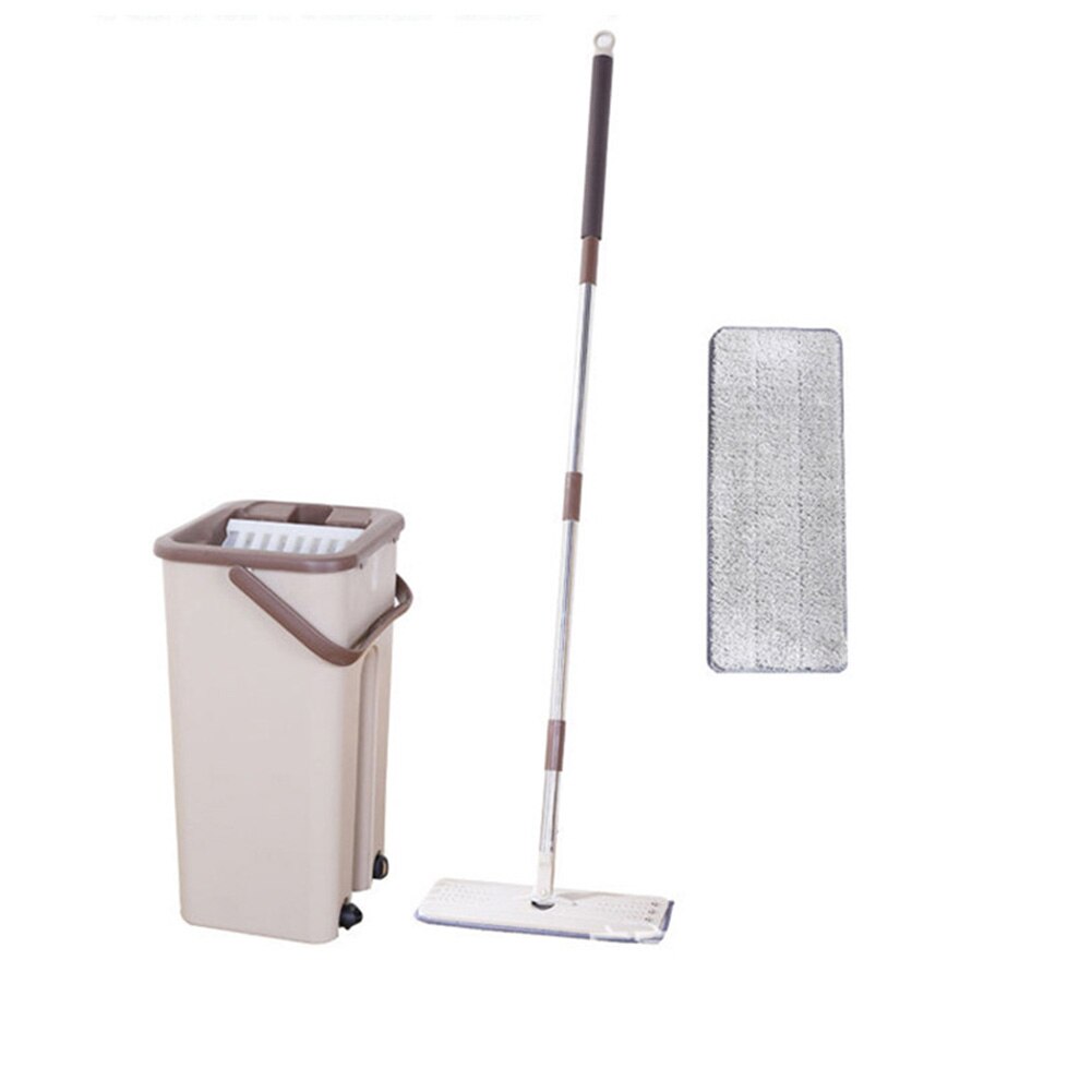 Kit d'outils de nettoyage de serpillière | Carrelage rotatif à 360 degrés sol en marbre pour salon cuisine JS23: With 1 pieces of clo