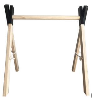 Nordic Stijl Babykamer Decor Play Gym Speelgoed Houten Nursery Zintuiglijke Speelgoed Baby Kamer Kledingrek Accessoires Fotografie Props: only black gym