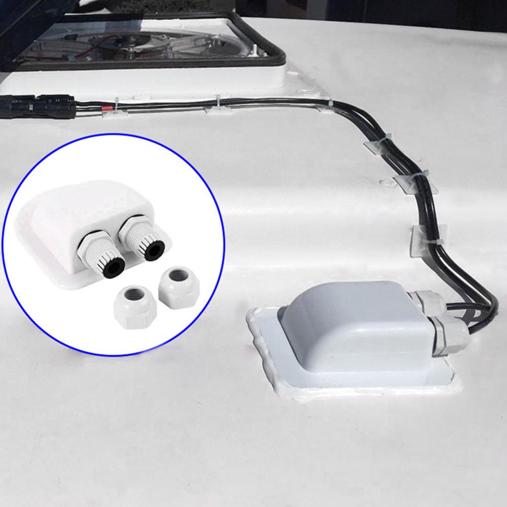 Stil tak wire entré packbox solpanel kabel husbil husvagn båt solcellskabel kopplingsbox bil verktyg