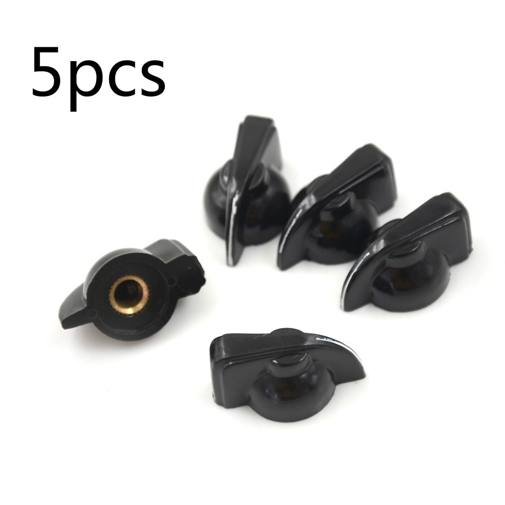 5Pcs 6Mm Kip Snavels Band Switch Knop Potentiometer Knop Bakelieten Knop Cap