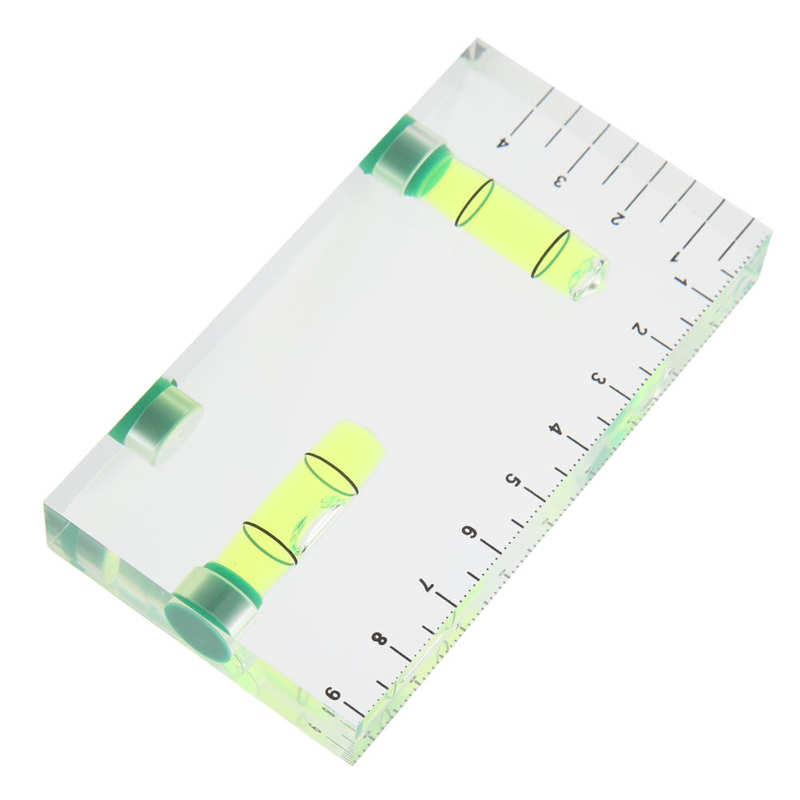 High Transparent magnetic Level Bubble Mini Spirit Level Two Directions Pocket Mini Size Magnetic Level