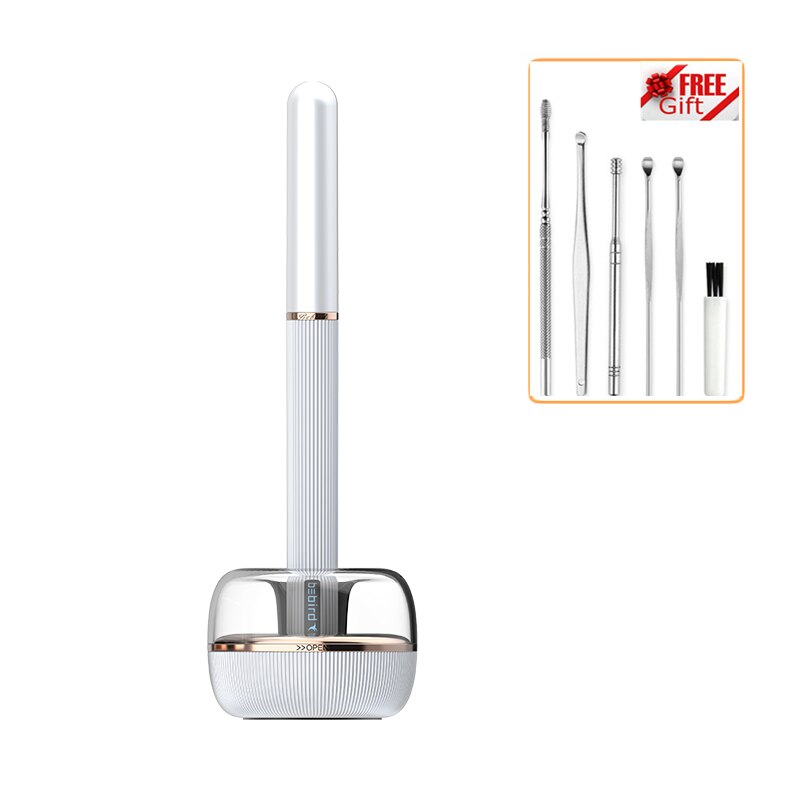 Xiaomi-endoscopio inteligente Bebird Note 3, endoscopio de alta precisión de 100W, Mini cámara, otoscopio, boroscopio, herramienta para la oreja: White add Accessori