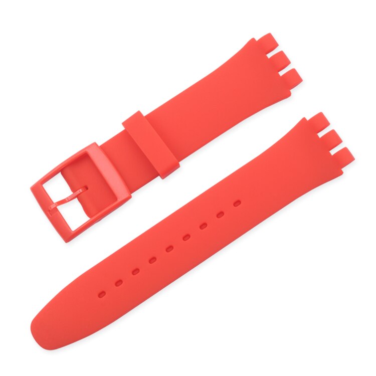 Silikon Strap 16mm 17mm 19mm 20mm für Swatch Uhr Band Weiche Gummi Ersatz Armband Handgelenk Armband zubehör für SWATCH