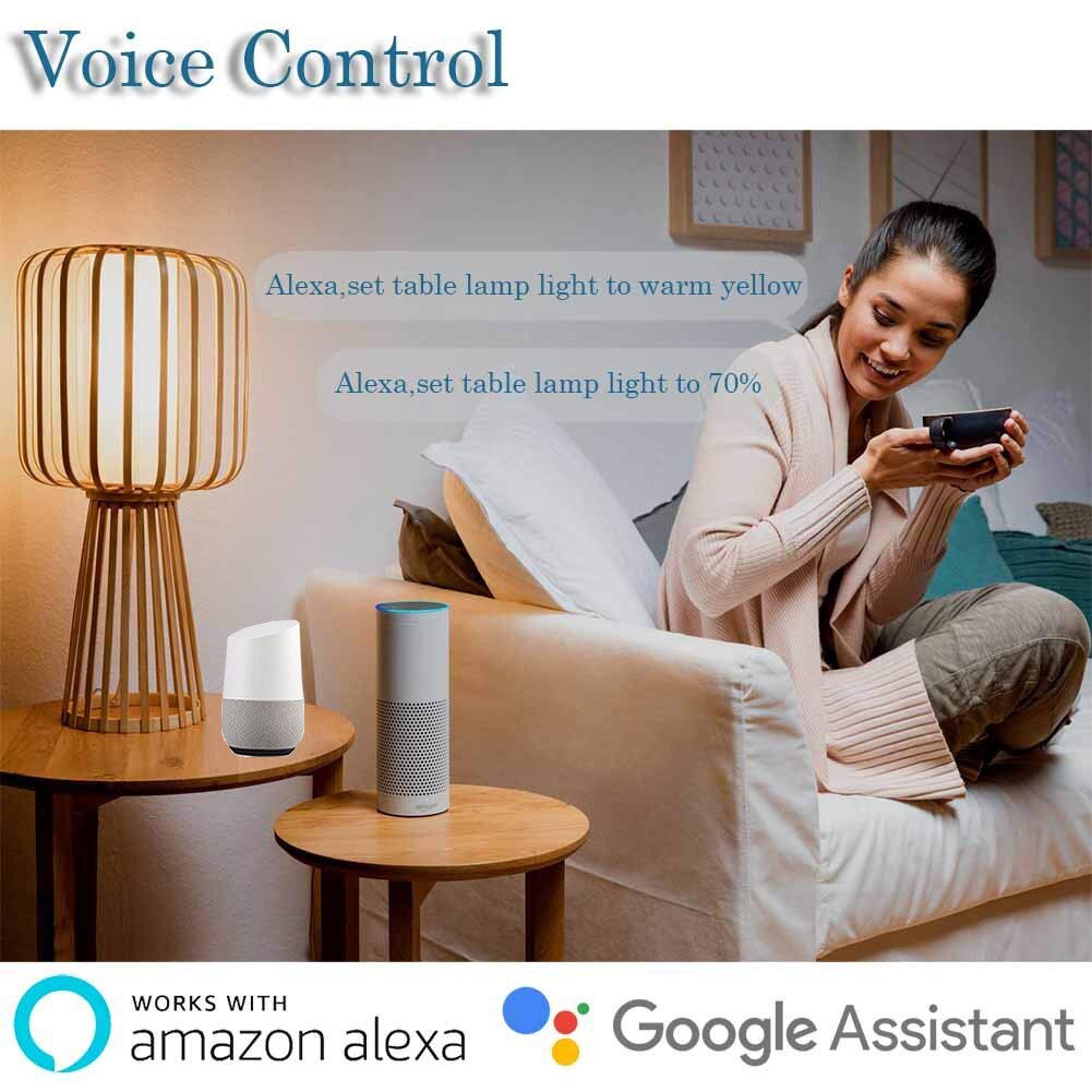 Zigbee Smart Wifi Led Lamp 10W E27/E26/B22 Wifi Gloeilamp Rgb + Ww + Cw dimmer App Controle Smart Led Lamp Voor Alexa Google Thuis