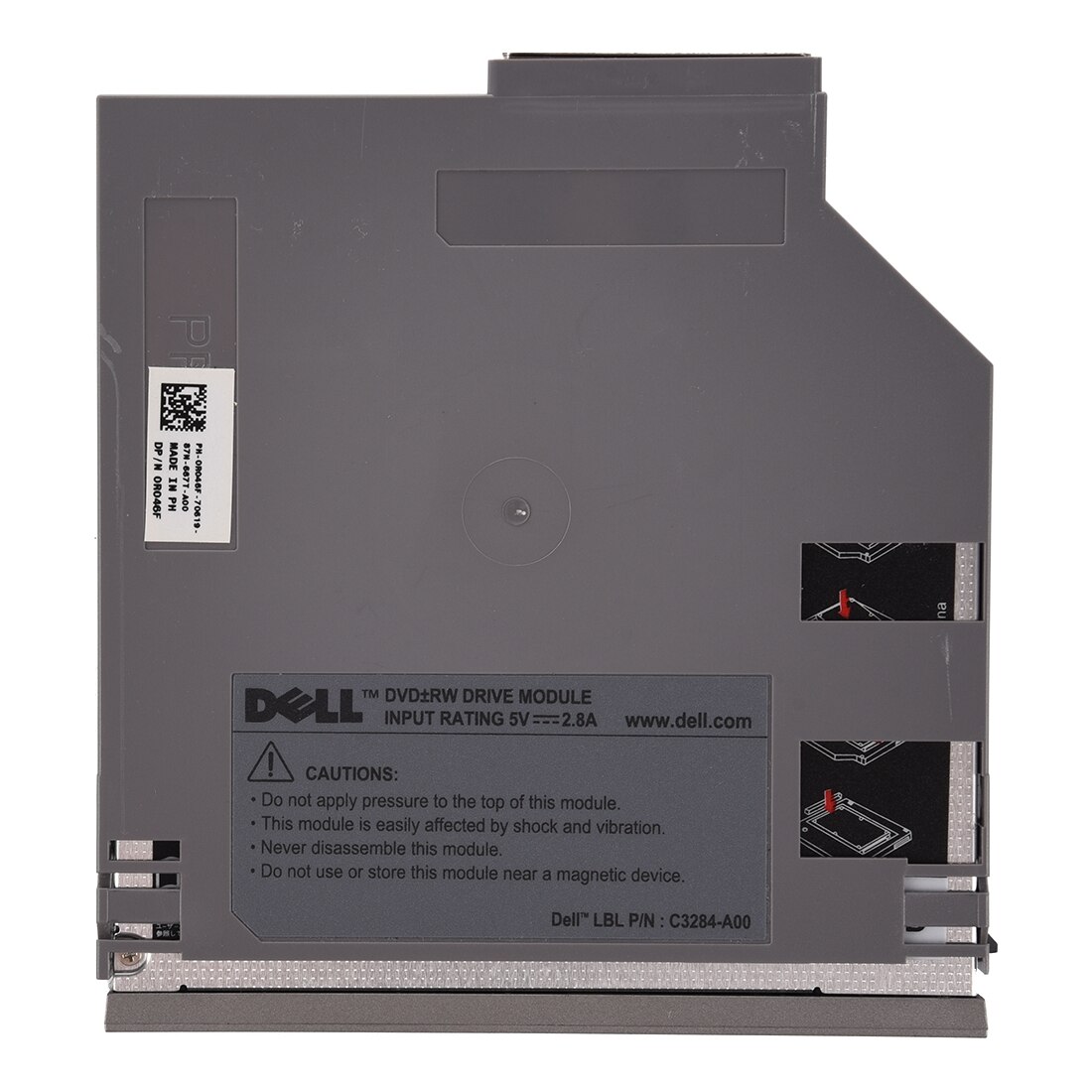 Sata 2nd hårddisk hdd bay caddie adapter för dell latitude  d600 d610 d620 d630 silver