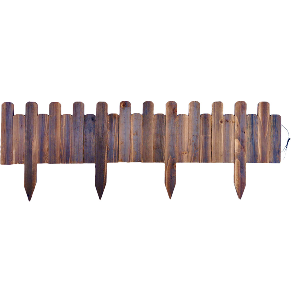 Muur Vangrail Tuinborders En Randafsluiting Houten Houten Decoratief Landschap Franje: Default Title