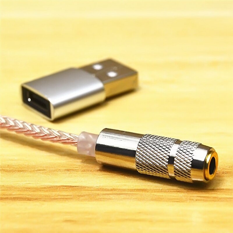 Nieuw Type-C Om 3.5Mm Hifi Digitale Hoofdtelefoon Versterker Cs46L41 Chip Decodering Dac Audio Adapter Kabel Voor Android win10