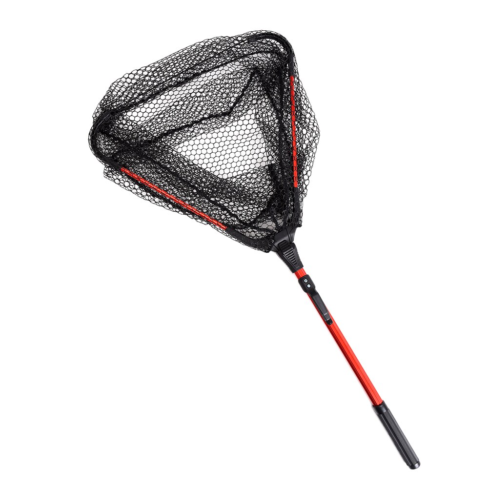 Lixada Tragbare Fliege Angeln Dreieck Brasilien Kescher Faltbare Leichte Nylon Fischernetz Aluminium Legierung Rahmen Zubehör: Stil 2