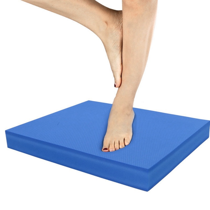 Elos-tpe-verdickte balancematte mit flacher unterstützung für knöchelrehabilitation und gleichgewichtstraining, geeignet für yoga, fitness und training