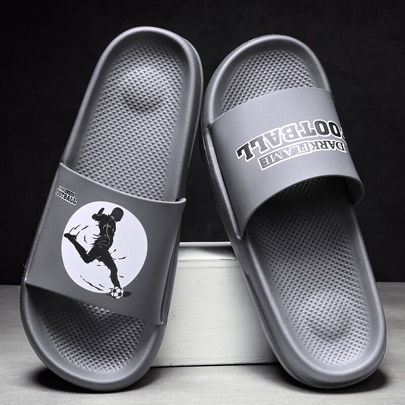 Summer Mens Foot Massage Football King Slippers Accupressure Home Indoor Men Slides Slide Slipper Sleepers House Room