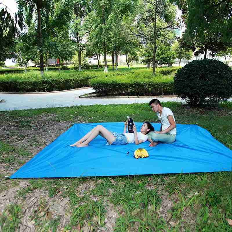 Outdoor Waterproof Ground Mat Oxford Cloth Camping Mat polyester Uses-suitable cloth For Parking 210t Beach Tent Lots V2E6