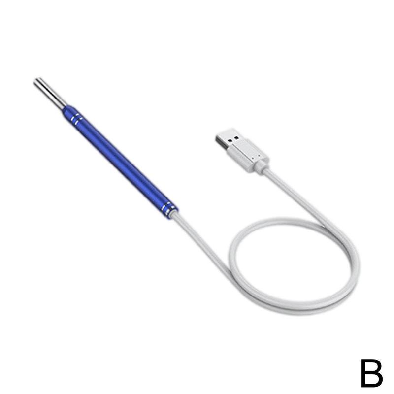 Visuele Oor Schoner Oor Stok Endoscoop Earpick Camera Otoscoop Ear Wax Remover Oor Picker Oorsmeer Removal Tool 2022: Blue