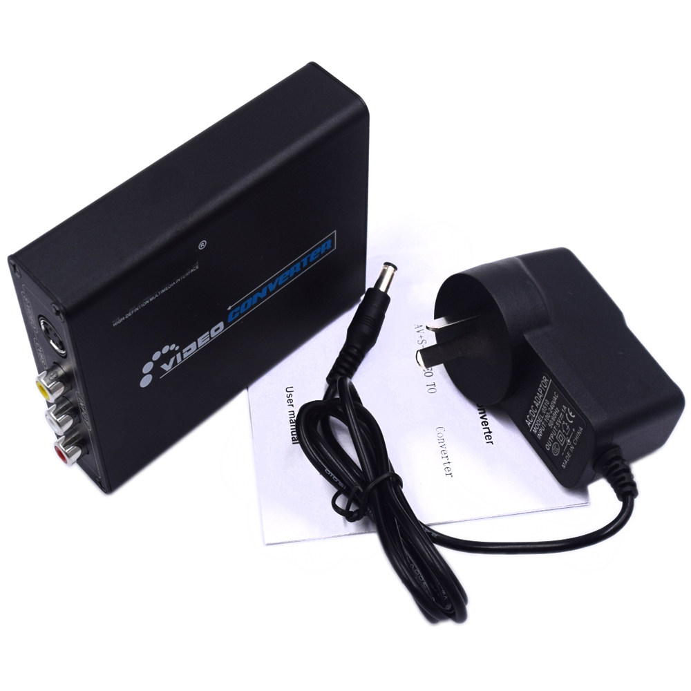 AV S-Video CVBS Konverter Audio HDMI-kompatibel zu S VIDEO + S S VIDEO Composite Switcher Adapter upscaler HD 3RCA