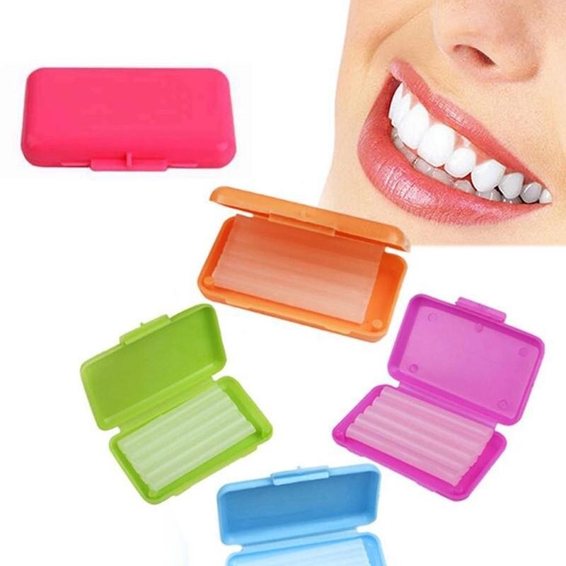 1 Box Dental Orthodontische Ortho Wax Voor Fruit Flavour Bretels Beugel Gum Tanden Bleken Mondhygiëne Anti-Maagzweer Schoonmaken tool