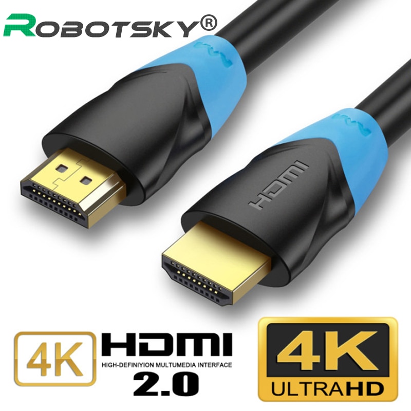 Hdmi-kabel 2.0 versie 4k lijn hdmi naar hdmi-switch splitterkabel audio-videoadapterkabel 0.5m 1m 1.5m 2m 3m 5m 10m 12m 15m