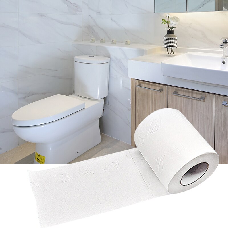 Paper Towels For Household Soft Strong Kitchen Paper Towels Wood White 6 Rolls 4 Layers 310g IN STOCK Fast