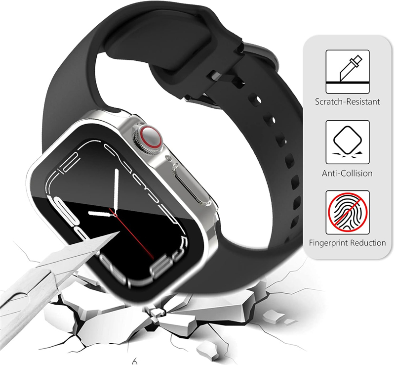 Protecteur d'écran étanche, coque rigide pour Apple Watch 10 9 8 45mm 41mm 44mm 42mm 46mm, couverture complète pour IWatch Ultra 7 SE 6 5 4