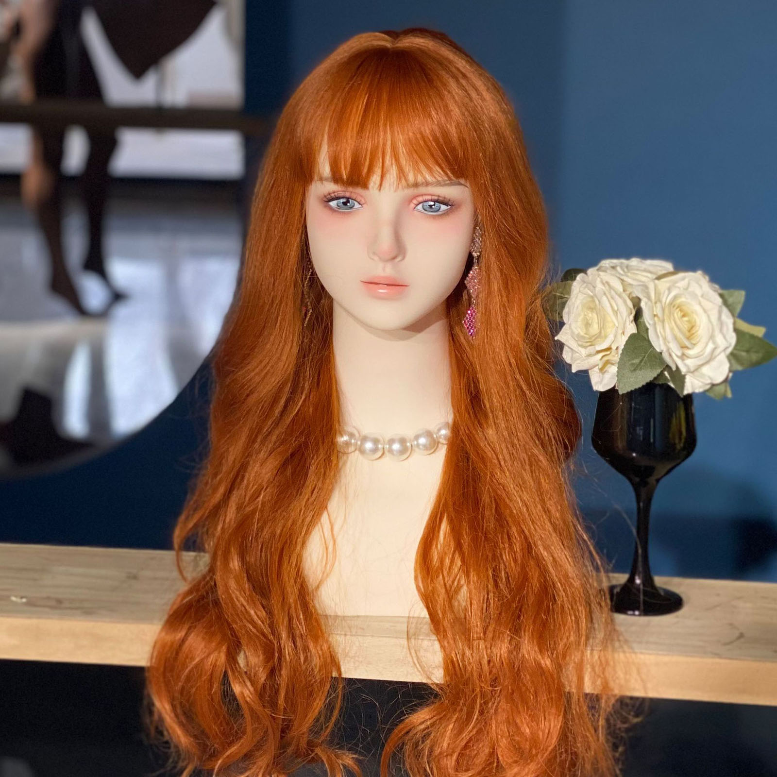 Tête de mannequin T1 pour lunettes et casquettes, présentoir de perruque, tête de mannequin féminin avec initié au style exécutif, tête d'entraînement
