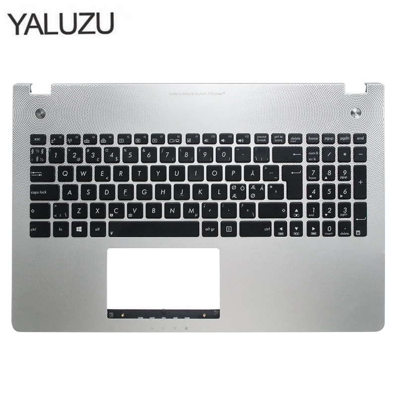 laptop toetsenbord bezel voor ASUS X501U N56 N56V N56VM N56VZ N56SL Zilveren Topcase Palmrest hoofdletters C shell backlight