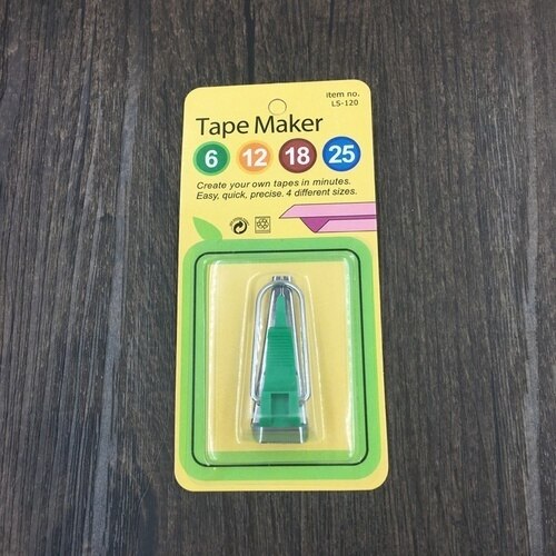 Splicing Cloth Bias Tape Maker Binding Tool Sewing Craft DIY: 6mm green
