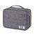 Portable Digital Storage Bags Organizer USB Gadgets Cables Wires Charger Power Battery Zipper Cosmetic Bag Case Accessories Item: Gray