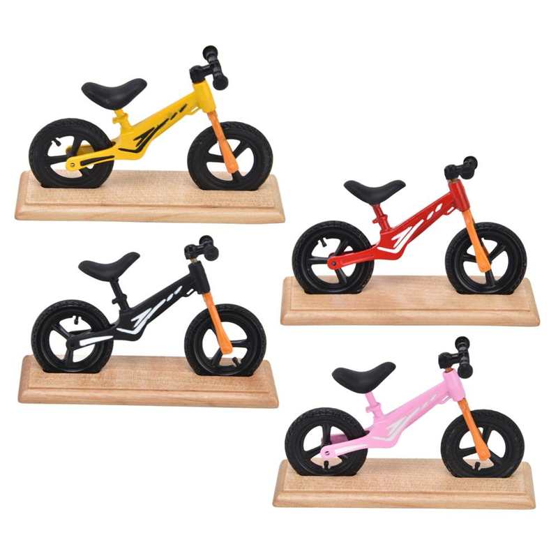 Dollhouse Mini Bike Mini Bicycle Model Metal for Doll House Furniture