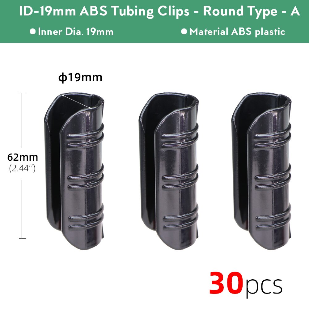 30Pcs 5 Maten Tuin Farm Gebouwen Buis Clips Pijp Gesp Kas Frame Vaste Klem Schaduw Film Netto Sails Bevestigd connectors: Ax30pcs