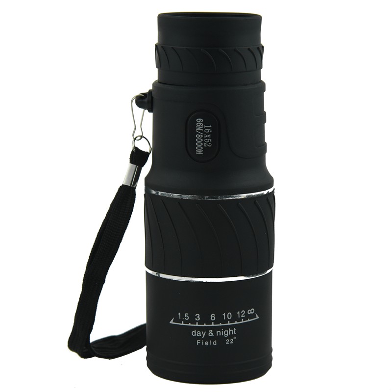 16X52 Zoom Mini enfoque Dual del telescopio Monocular