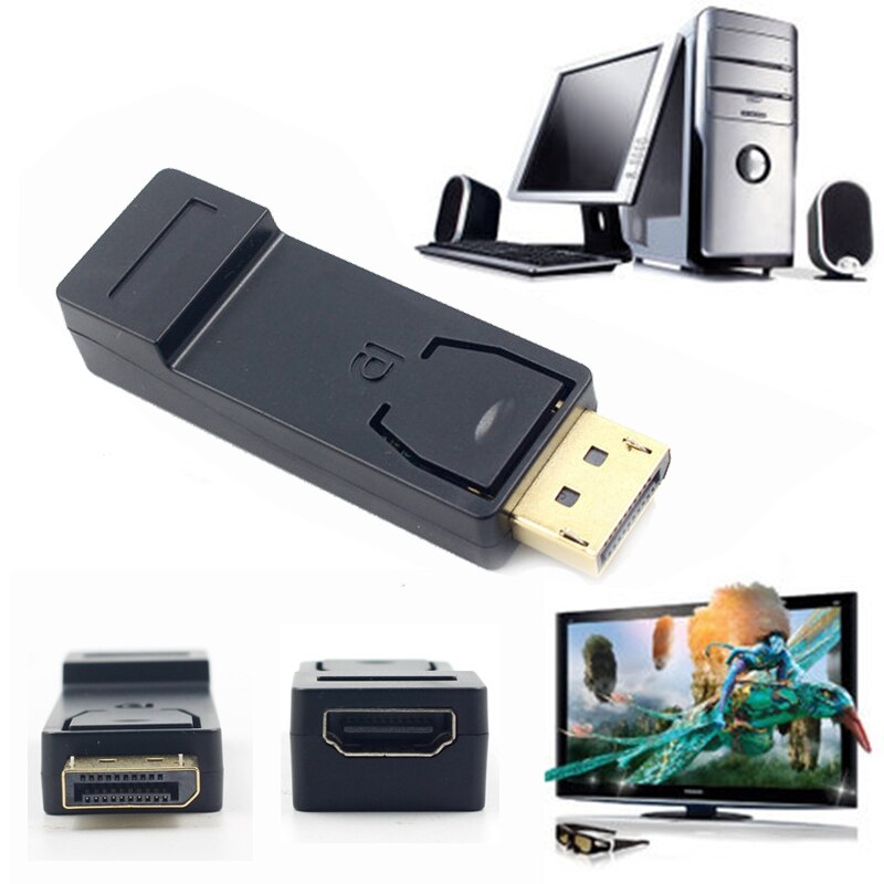 DisplayPort voor HDMI DP Mannelijke Vrouwelijke Converter Adapter Plug Connector DP Adapter HDMI 1080 P Plug en Play