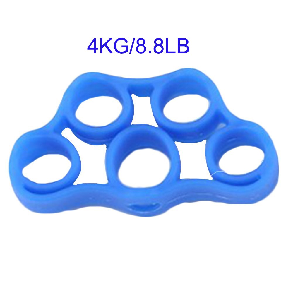 Finger Stretcher Hand Resistance Bands Hand Extensor Exerciser Finger Grip Strengthener for Exercise Guitar &Rock Climbing: Black