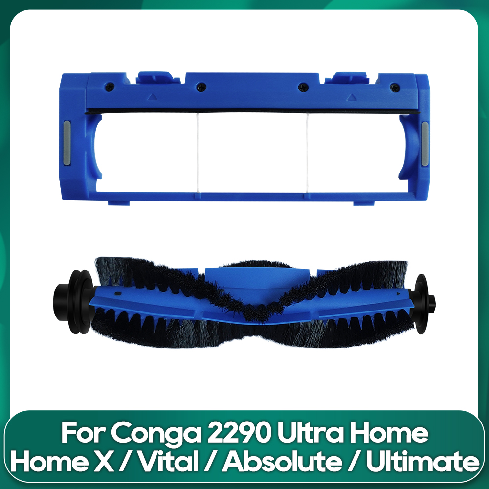 Compatible For Conga 2290 Ultra Series(05661) Replacement Main Side Brush Cover Hepa Filter Mop Cloths Wipe Accessories: light green