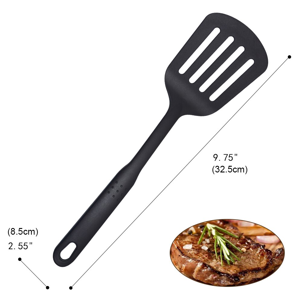 Utensi – cuillère à soupe fendue en Nylon résistant à la chaleur, louche à passoire, batteur à œufs, outils de cuisine, broyeur de pommes de terre à la tomate