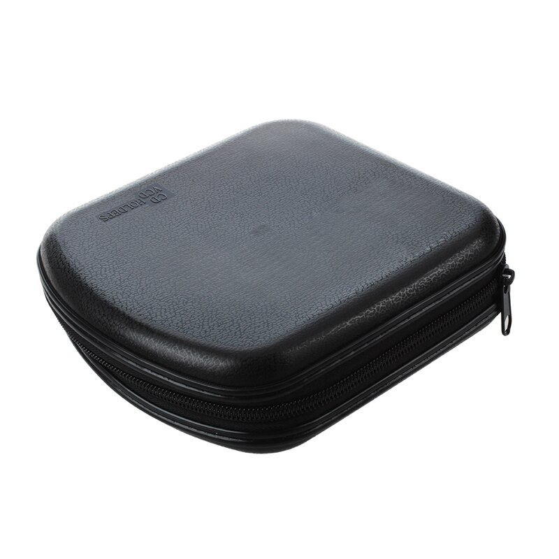 40 Disc CD DVD VCD DJ Storage Media Holder Sleeve Case Hard Box Wallet Carry Bag(green): black
