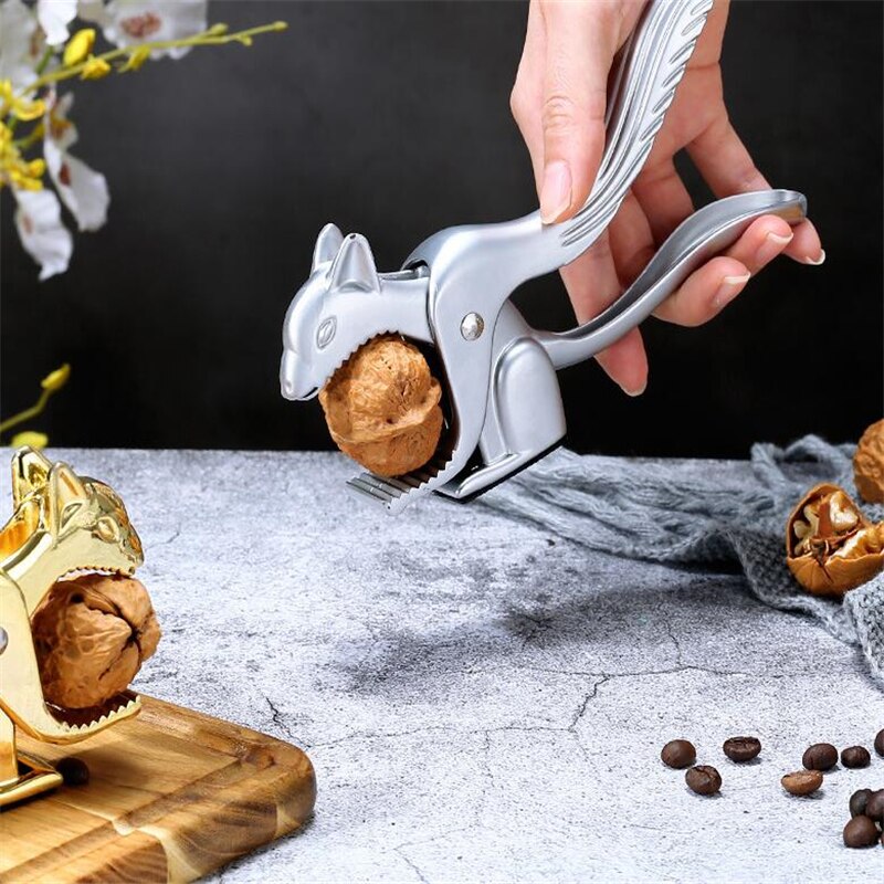 Pinza larga para galletas de nogal, pinza para nueces, avellanas, herramienta de cocina para nueces de Brasil