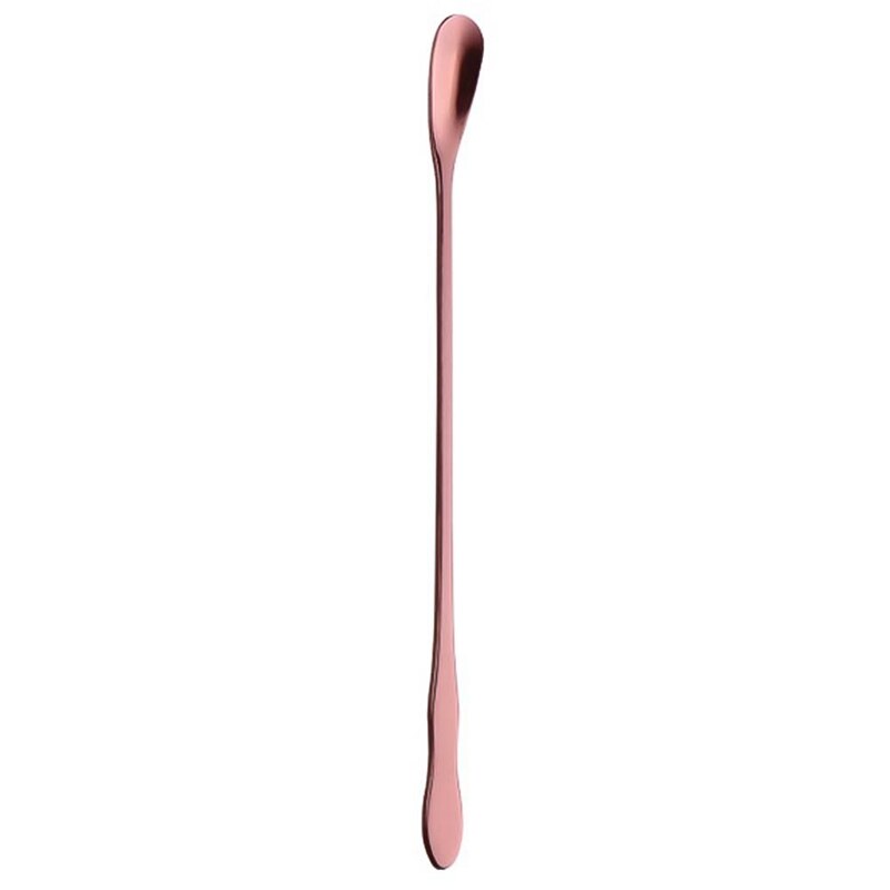 Round Head Long Handle Colorful Spoon Long Handle Spoons Flatware Coffee Drinking Tools Kitchen Gadget Teaspoons: RGD