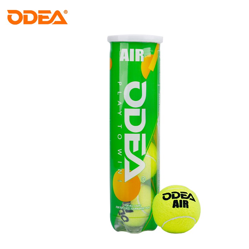 ODEA-pelota de tenis presurizadora de fieltro de lana, juego de presión , de alta elasticidad raqueta de tenis, pelota de entrenamiento aprobada por ITF: Azul oscuro