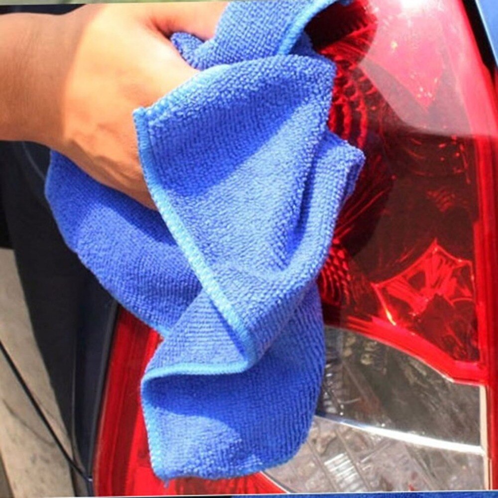 2 Size Car Wash Microfiber Towel Automobile Cleaning Quick Drying Cloth Car Care Hemming Water Absorption Cloth Wash Towel