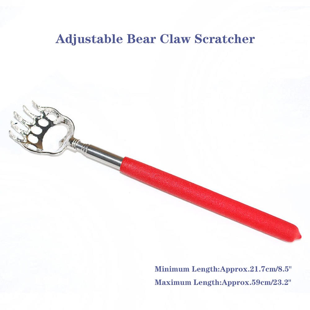 Rvs Claw Back Schraper Handvat Intrekbare Terug Scratcher Extendible