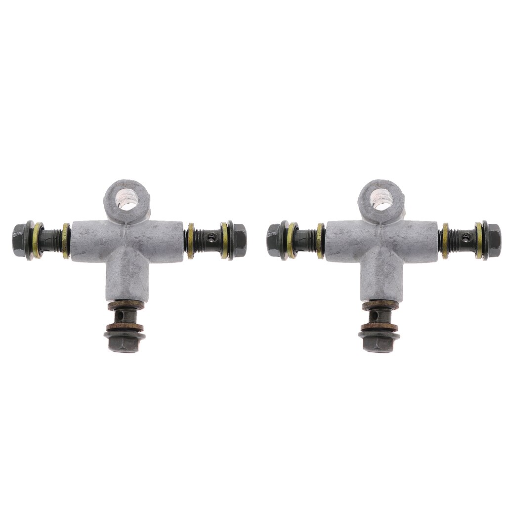2 Pieces Motorcycle Brake House Line Tee Connector Coupling Fitting 3 Ways