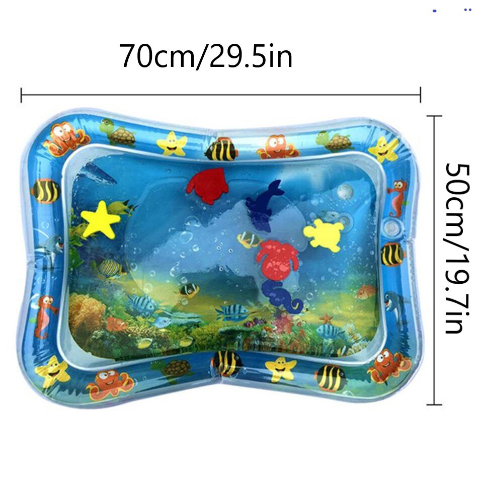 Original neue Aufblasbare Baby Wasser Mat Infant Bauch Zeit Playmat Kleinkind Spaß Aktivität Spielen Zentrum für Sensorische Stimulation