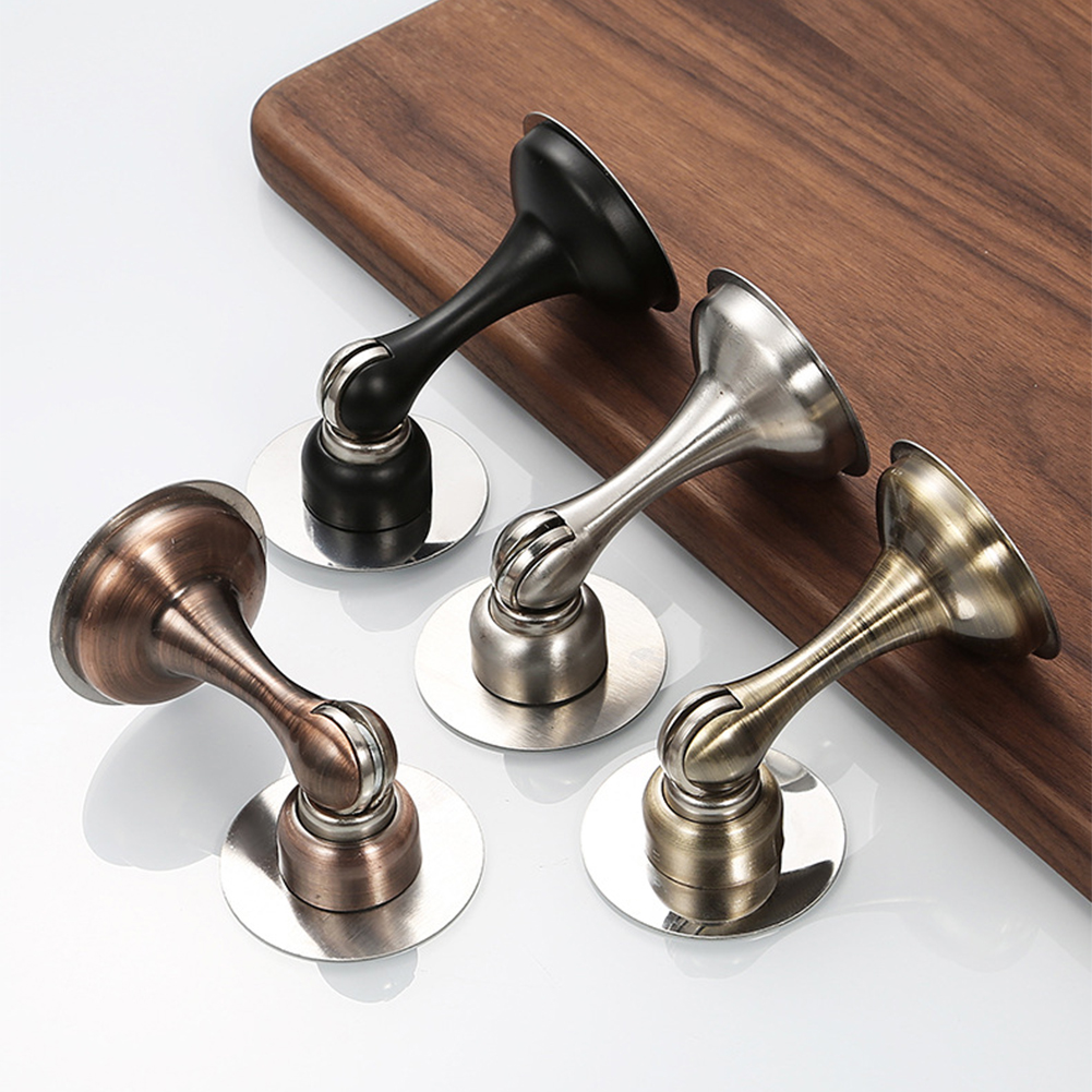 Magnetyczny ogranicznik do drzwi utrzymać otwarta stal nierdzewna drzwi odbojnik do drzwi bez wiercenia zaczep przed rdzą dla różnych typów drzwi